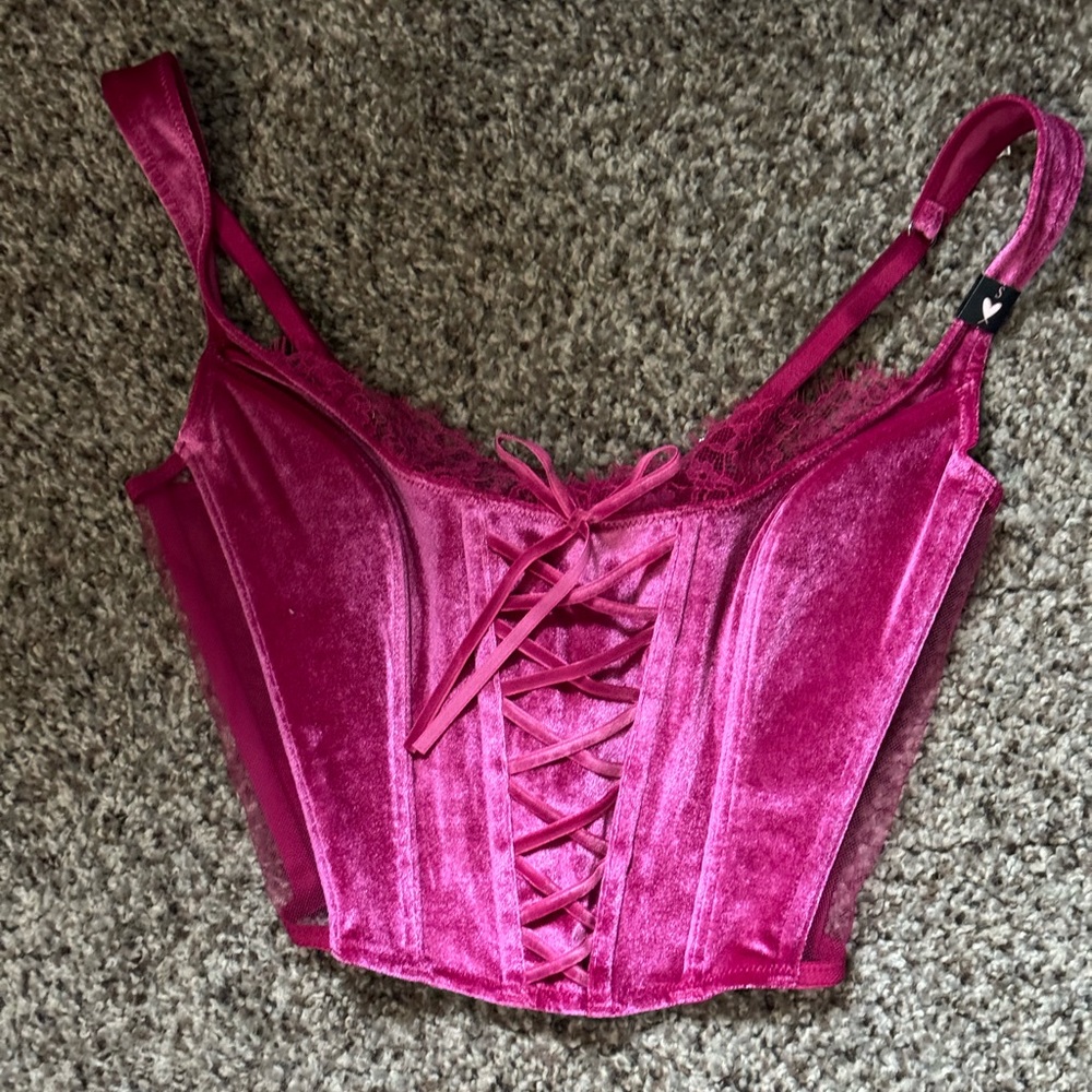Victoria Secret Velvet Corset